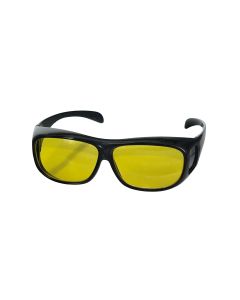 Orange Donkey - HD Glasses Geel - Overzetzonnebril