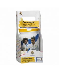 Snackeez Jr. - Real Madrid drinkbeker en snackbox in één