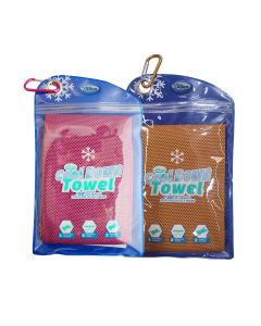 Cool Down Towel - Koelhanddoek - roze/oranje