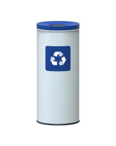 ALDA Eco - Nord White Recycle Bin 45L - Blue