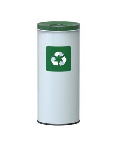 ALDA Eco - Nord White Recycle Bin 45L - Green
