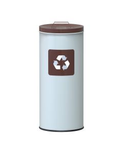ALDA Eco - Nord White Recycle Bin 45L - Brown