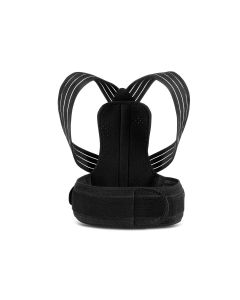 Orange Care Back support belt- Black back strap - M
