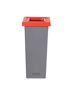 Plafor Fit Prullenbak – 53L – recycling - Rood