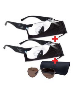 Power Zoom Max Glasses - Vergrootbril - 3-pack